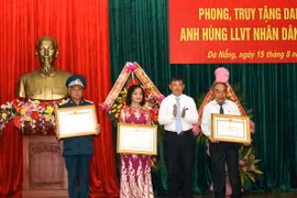 Quang cảnh buổi lễ. (Ảnh: Trần Lê Lâm/TTXVN)
