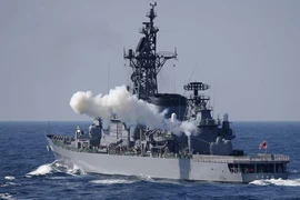Tàu khu trục Nhật Bản Shimakaze. (Nguồn: Reuters/TTXVN)