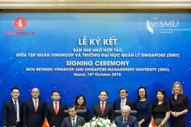Quang cảnh lễ ký kết. (Nguồn: Vingroup)