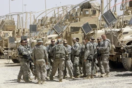 Binh sỹ Mỹ làm nhiệm vụ tại Baghdad, Iraq năm 2009. (Nguồn: AFP/TTXVN)