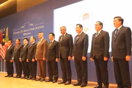 Chánh án các nước ASEAN tại Lễ khai trương. (Ảnh: Xuân Vịnh/TTXVN)
