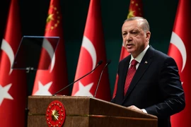 Tổng thống Recep Tayyip Erdogan. (Nguồn: THX/TTXVN)