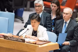 Bà Izumi Nakamitsu. (Nguồn: AFP/TTXVN)