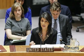 Đại sứ Mỹ tại Liên hợp quốc Nikki Haley. (Nguồn: AFP/TTXVN)