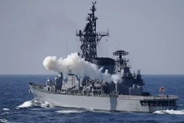 Tàu khu trục Nhật Bản Shimakaze. (Nguồn: Reuters/TTXVN)