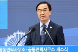 Bộ trưởng Thống nhất Hàn Quốc Cho Myoung-gyon. (Ảnh: Yonhap/TTXVN)