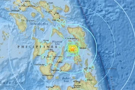 Vị trí tâm chấn. (Nguồn: sunstar.com.ph)