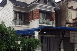 Cơ sở khám, chữa bệnh của bà Hoàng Thị Hiền tại xã Dạ Trạch, huyện Khoái Châu, tỉnh Hưng Yên. (Ảnh: Phạm Kiên/TTXVN)