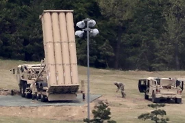 Hệ thống THAAD của Mỹ được triển khai tại Seongju, Hàn Quốc. (Nguồn: AP/TTXVN)