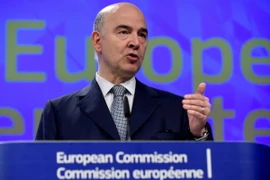 Ủy viên phụ trách kinh tế EU Pierre Moscovici. (Nguồn: AFP/TTXVN)