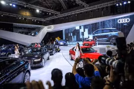 Gian hàng của Audi Việt Nam tại triển lãm quốc tế ôtô Việt Nam 2017. Ảnh minh họa. (Ảnh: Văn Xuyên/TTXVN)