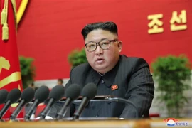 Nhà lãnh đạo Triều Tiên Kim Jong-un. (Ảnh: KCNA/TTXVN)