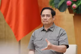 Thủ tướng Phạm Minh Chính nhấn mạnh: Một đồng phòng dịch hiệu quả, thì không mất hàng triệu đồng cho chống dịch. (Ảnh: Dương Giang/TTXVN)
