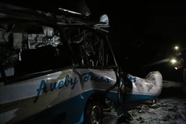Hiện trường vụ đánh bom ở Kabul, Afghanistan, ngày 1/6/2021. (Nguồn: THX/TTXVN)