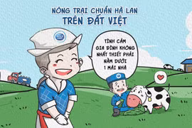 Tình cảm gia đình trong nông trại chuẩn Hà Lan trên đất Việt 