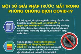 Một số giải pháp trước mắt trong phòng chống dịch COVID-19