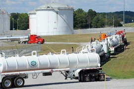 Hệ thống Colonial Pipeline. (Nguồn: AP) 