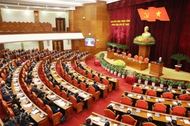 Toàn cảnh bế mạc Hội nghị. (Ảnh: Trí Dũng/TTXVN)