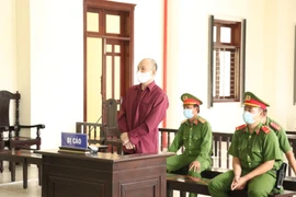 Trần Tuấn Khanh nhận mức án tử hình do phạm tội vận chuyển trái phép ma túy. (Ảnh: Bùi Giang/TTXVN)