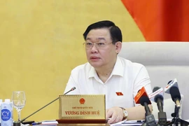Chủ tịch Quốc hội Vương Đình Huệ phát biểu. (Ảnh: Doãn Tấn/TTXVN)
