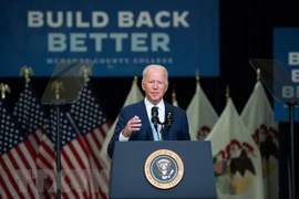 Tổng thống Mỹ Joe Biden. (Ảnh: AFP/TTXVN)