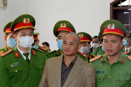 Bị cáo Đỗ Văn Minh bị tuyên tử hình. (Ảnh: Hưng Thịnh/TTXVN)