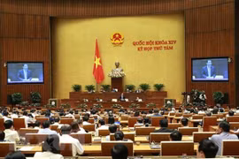 Quang cảnh một phiên chất vấn. (Ảnh: Doãn Tấn/TTXVN)