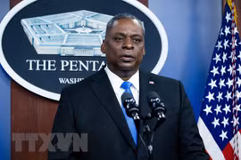 Bộ trưởng Quốc phòng Mỹ Lloyd Austin. (Ảnh: AFP/TTXVN)