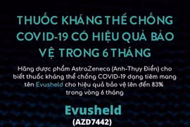 Thuốc kháng thể chống COVID-19 có hiệu quả bảo vệ trong 6 tháng