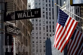 Sở giao dịch chứng khoán New York, Mỹ. (Nguồn: AFP/TTXVN)