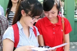 Thí sinh dự thi đại học. (Ảnh: TTXVN)