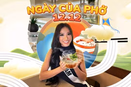 Kim Duyên quảng bá tinh hoa ẩm thực Việt Nam. (Ảnh: CTV)