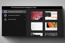 Bộ phần mềm IBM Environmental Intelligence Suite. (Ảnh chụp màn hình)