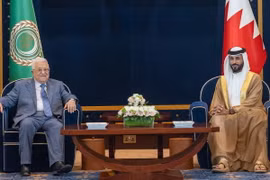 Tổng thống Palestine Mahmud Abbas được mời tới dự Hội nghị thượng đỉnh AL tại Manama ngày 15/5/2024. (Ảnh: AFP/TTXVN)