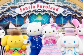 Các nhân vật nổi tiếng tại công viên chủ đề Sanrio Puroland. (Nguồn: Sanrio Puroland)