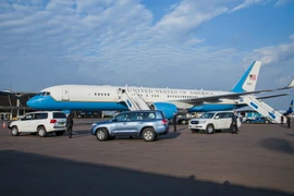 Một chiếc máy bay của hãng hàng không United Airlines. (Ảnh: AFP/TTXVN)