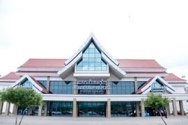 Một góc Sân bay Nong Khang. (Ảnh: Phạm Kiên/TTXVN)