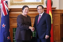 Thủ tướng Phạm Minh Chính hội kiến Toàn quyền New Zealand Dame Cindy Kiro ngày 11/3/2024. (Ảnh: Dương Giang/TTXVN)