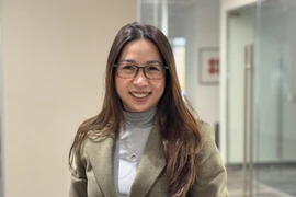 Chị Ann Huỳnh, Công ty đầu tư Bất động sản S3i VA LLC-USA. (Ảnh: Kiều Trang/TTXVN)