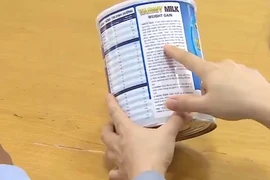 Sản phẩm thực phẩm bổ sung Yarmymilk Weightgain. (Nguồn: VTV)