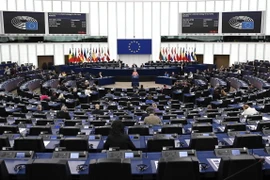 Một phiên họp Nghị viện châu Âu tại Strasbourg, Pháp, ngày 18/4/2023. (Ảnh: AFP/TTXVN)