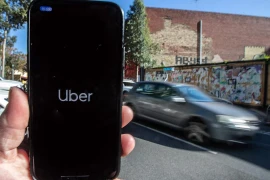 Ứng dụng gọi xe Uber hoạt động tại Australia. (Nguồn: Herald Sun)