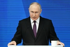 Ông Vladimir Putin được dự báo sẽ tiếp tục thắng cử trong cuộc bầu cử Tổng thống Nga. (Ảnh: AFP/TTXVN)