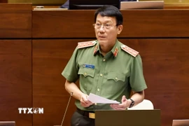 Đại tướng Lương Tam Quang, Bộ trưởng Bộ Công an. (Ảnh: Phương Hoa/TTXVN)