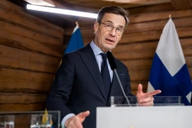 Thủ tướng Thụy Điển Ulf Kristersson. (Ảnh: THX/TTXVN)