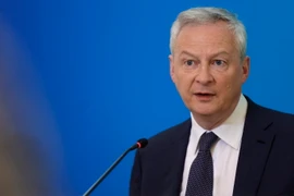 Bộ trưởng Tài chính Pháp Bruno Le Maire phát biểu tại Paris ngày 16/5/2023. (Ảnh: AFP/TTXVN)