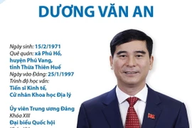 Ông Dương Văn An được chỉ định làm Bí thư Tỉnh ủy Vĩnh Phúc