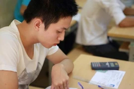 Thí sinh dự thi trung học phổ thông quốc gia. (Ảnh: Lê Minh Sơn/Vietnam+)