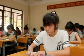 Thí sinh dự thi trung học phổ thông quốc gia. (Ảnh TTVN)