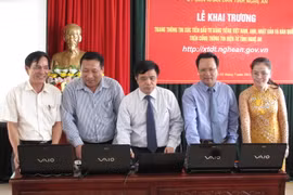 Từ năm 2013 tỉnh Nghệ An đã khai trương trang tin xúc tiến đầu tư bằng 4 thứ tiếng tạo thuận lợi cho nhà đầu tư. (Ảnh: Nguyễn Văn Nhật/Vietnam+)